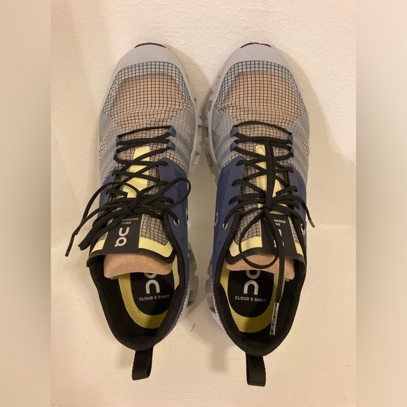 ON Running Sneakers Navy and Graphite Athletic Sz 9.5(men) Cloud X Shift - Picture 13 of 16